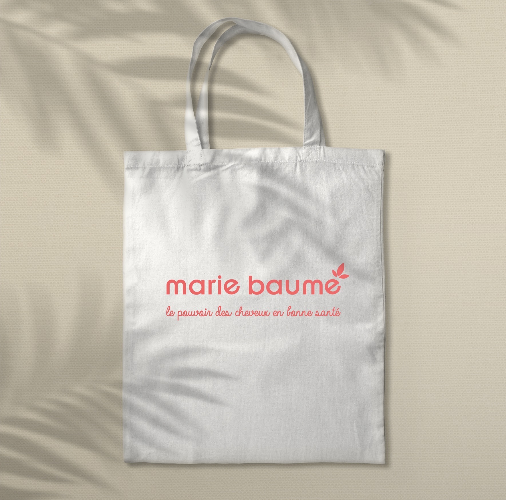 Flocage des tote bag pour les cadeaux clients de l'entreprise Marie Baume à Montbrison